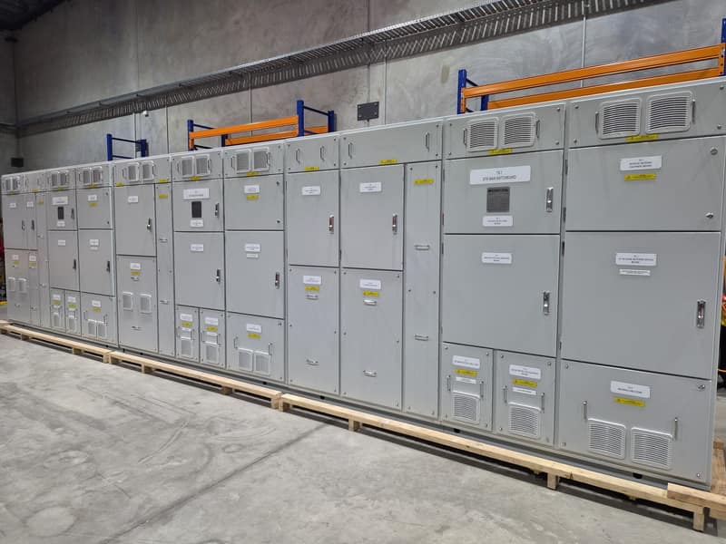 Fox Road — site main switchboard and metering sections