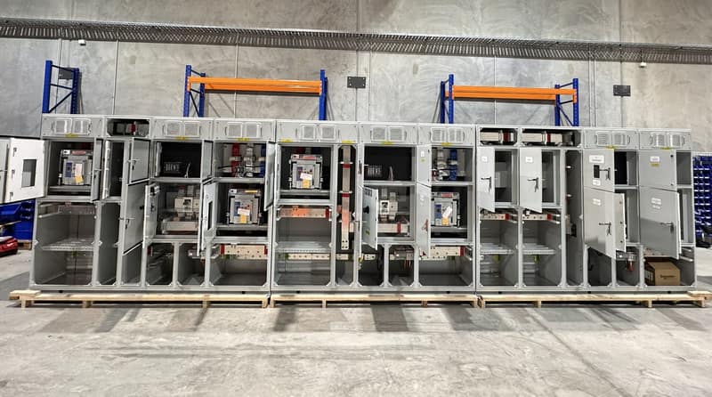Fox Road — rising busbar and cable zone detail